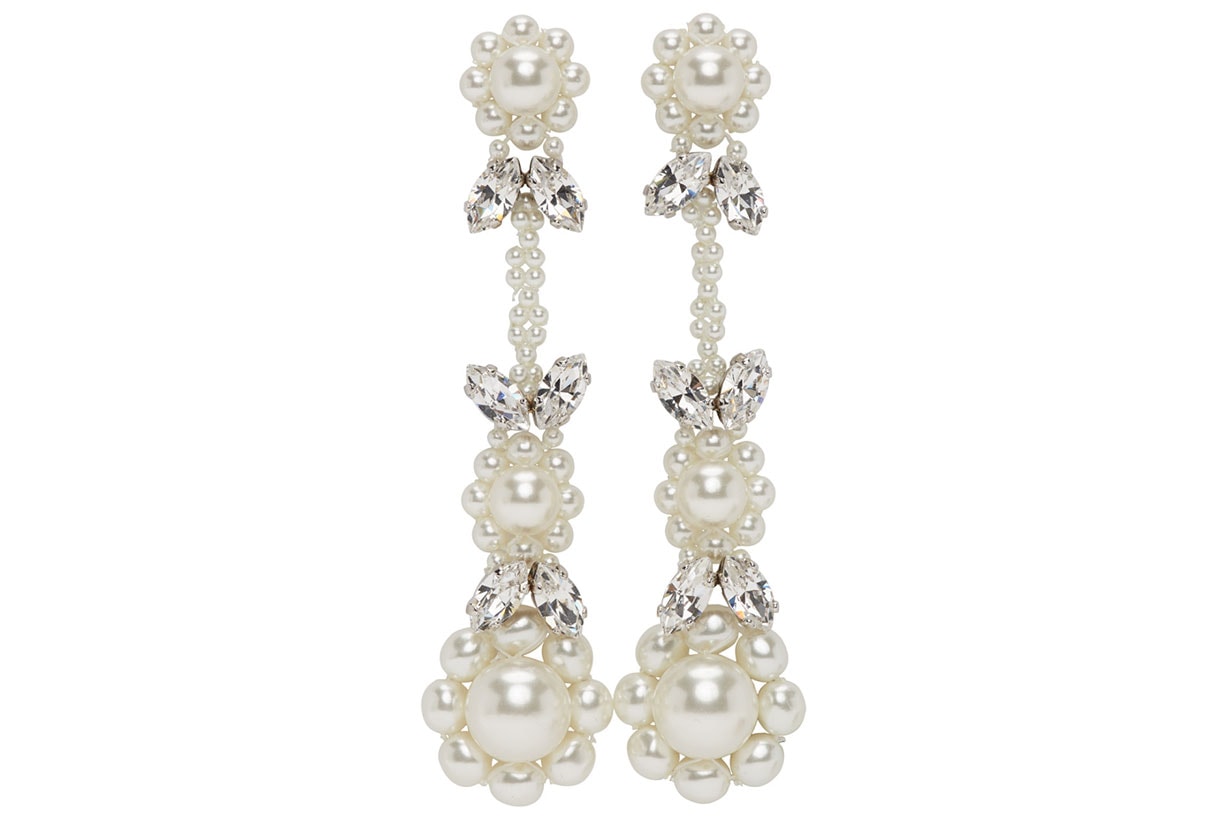 Off-White Victorian Earrings