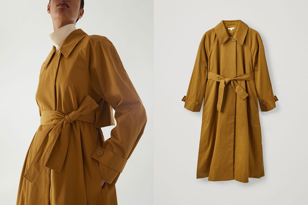 ORGANIC COTTON OVERSIZED TRENCH COAT