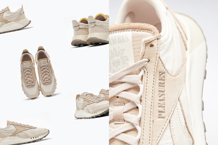 小眾入手款:Reebok x PLEASURES 拼接皮革的新波鞋,是永遠割捨不了的奶茶色!