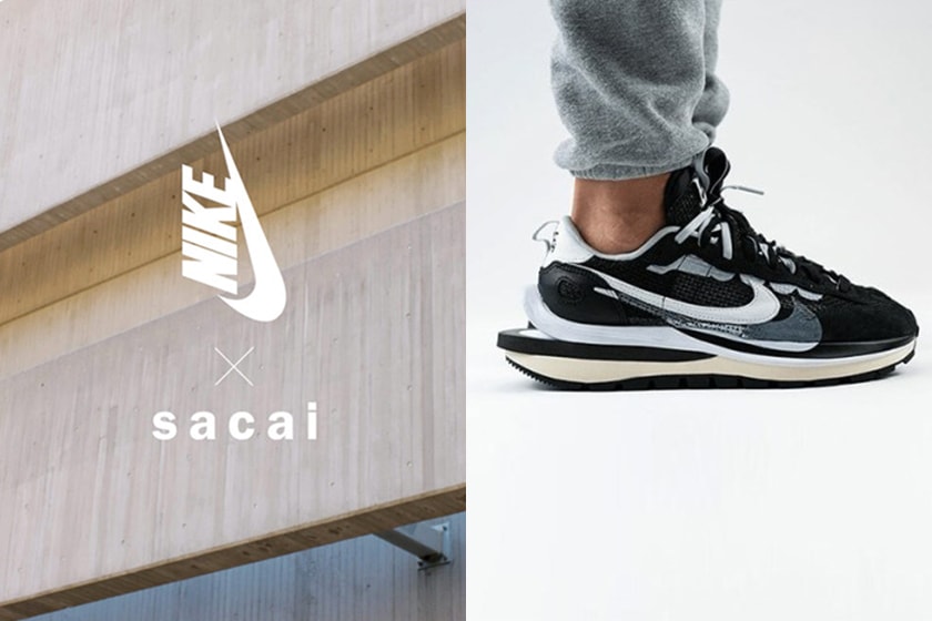 sacai nike vaporwaffle sneakers new colourways 2021 spring release shoes