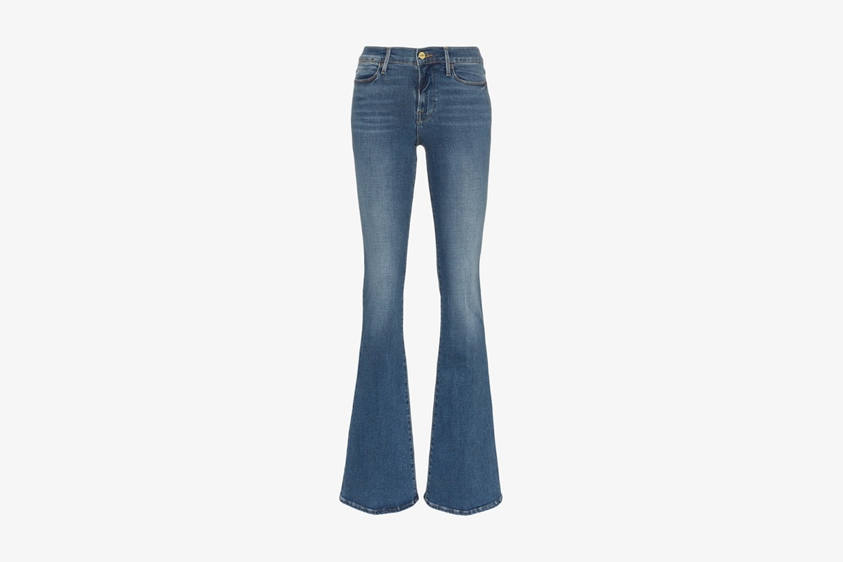 fashion trends flared jeans 2020 inspiration Kaia Gerber French style