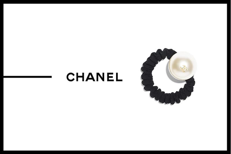 chanel hair accessory grosgrain resin metal lifestyle pearl