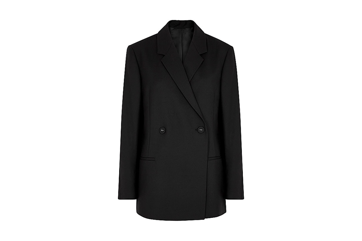 TOTÊME Loreo black double-breasted blazer