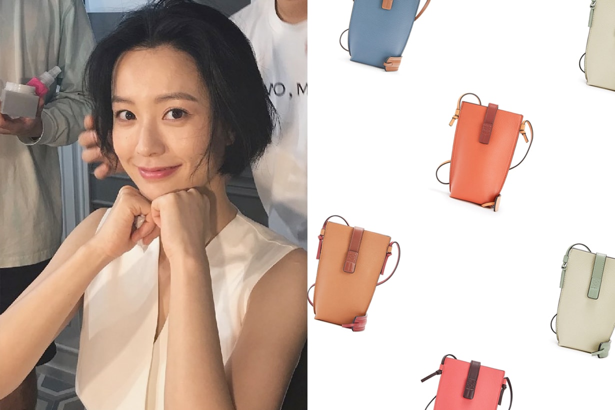 loewe pocket Jung Yu-mi mini handbags pocket summer vacation