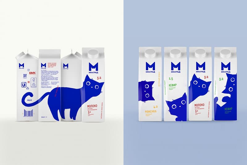 Milgrad Milk Cat Package Design Depot