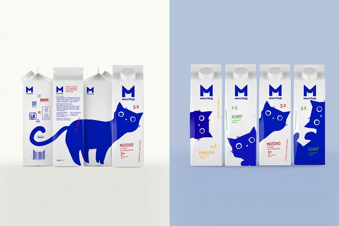 用牛奶盒排列出可愛的貓咪圖樣：這個新包裝剛推出便引起日本女生熱議！