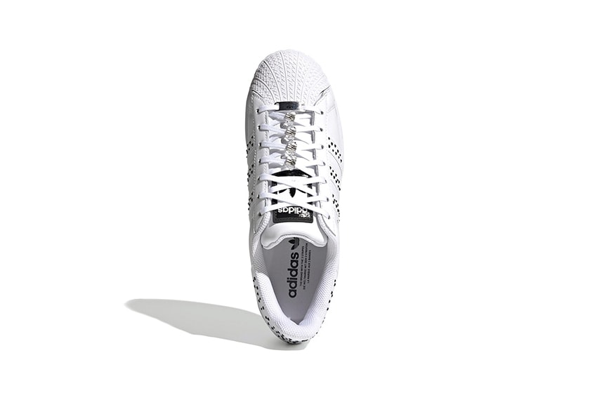 adidas White Superstar Swarovski Crystals