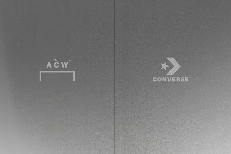 A-COLD-WALL x Converse Chuck Taylor All Star Grey Sneaker