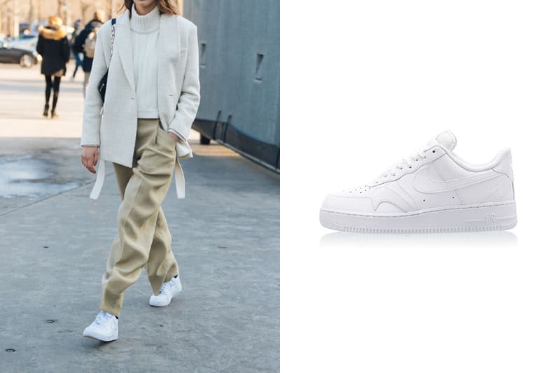 Nike Air Force 1 Low LV8 White Swoosh Sneakers