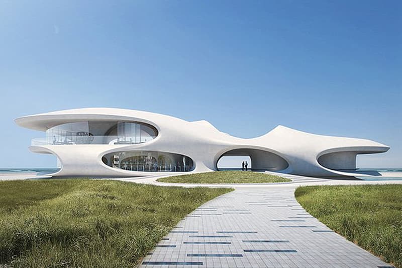 MAD Architects Wormhole Library hainan