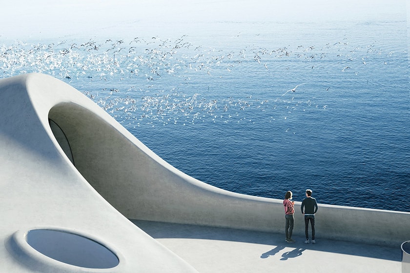 MAD Architects Wormhole Library hainan