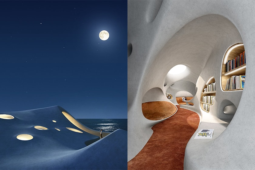 MAD Architects Wormhole Library hainan