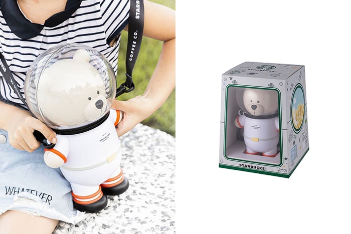 太空人外型可愛爆表：Starbucks 推出中秋限定的「登月小熊」爆米花桶！