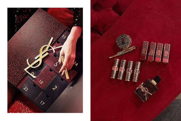 倒數月曆搶先公開!YSL Beauty 聖誕彩妝中,藏了 Saint Laurent 設計的第一隻經典紅唇!