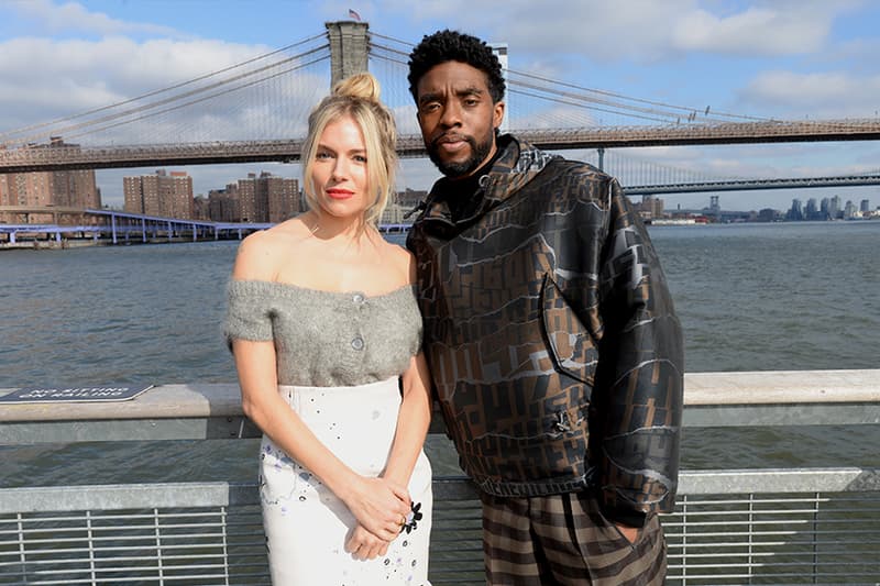 Chadwick Boseman Sienna Miller 21 Bridges Salary