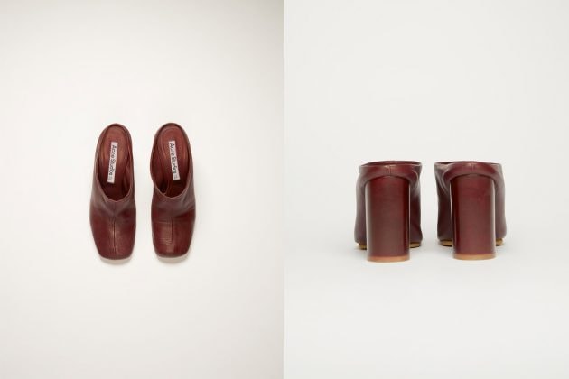 acne studios mules heels 2020 aw