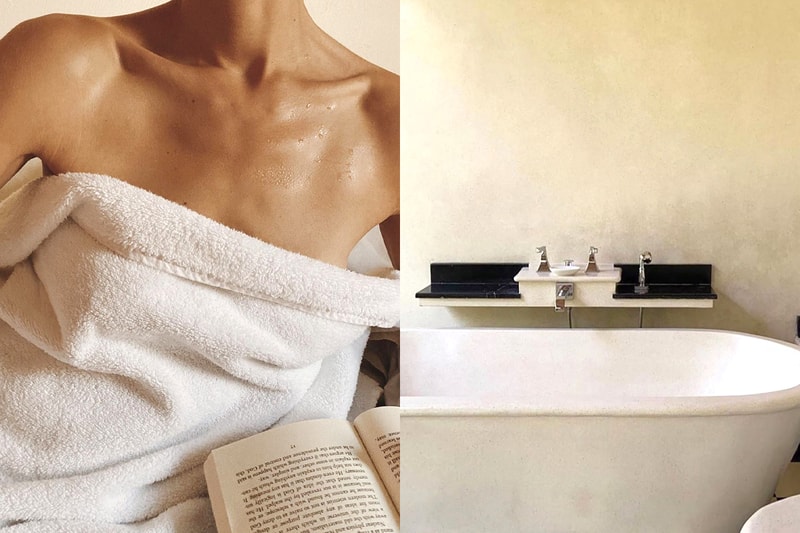 Bath room essentials POPBEE Editors Pick Byredo Gypsy Water Bathing Gel Foreo Washing Machine Aveda Brush skincare