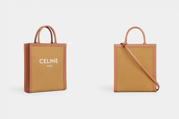 celine cabas vertical plaid 2020 new canvas