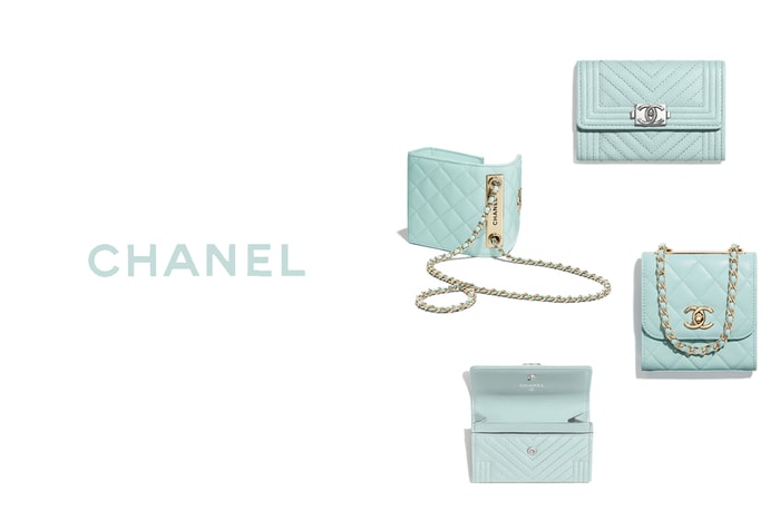 Chanel 為配件塗上一抹淡淡青瓷色，不挑季節又能低調引起注目的配色才迷人！