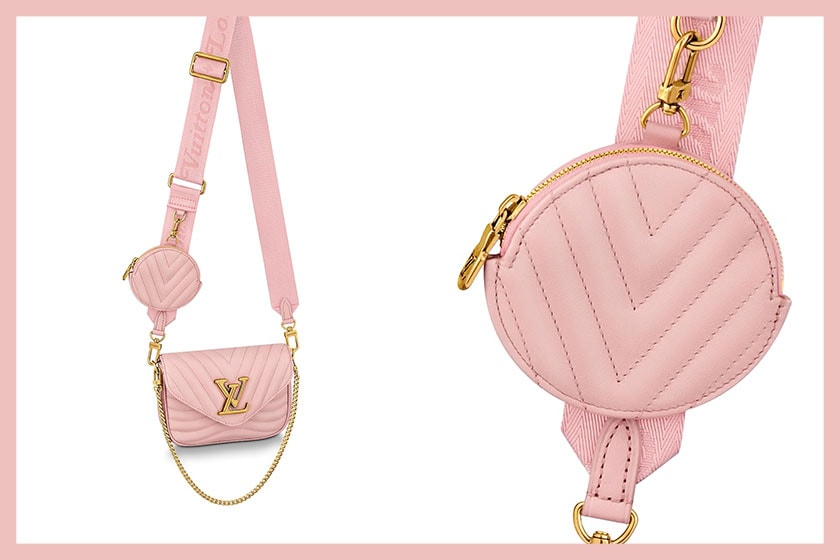 Louis Vuitton New Wave Multi Pochette handbags rose ballerine