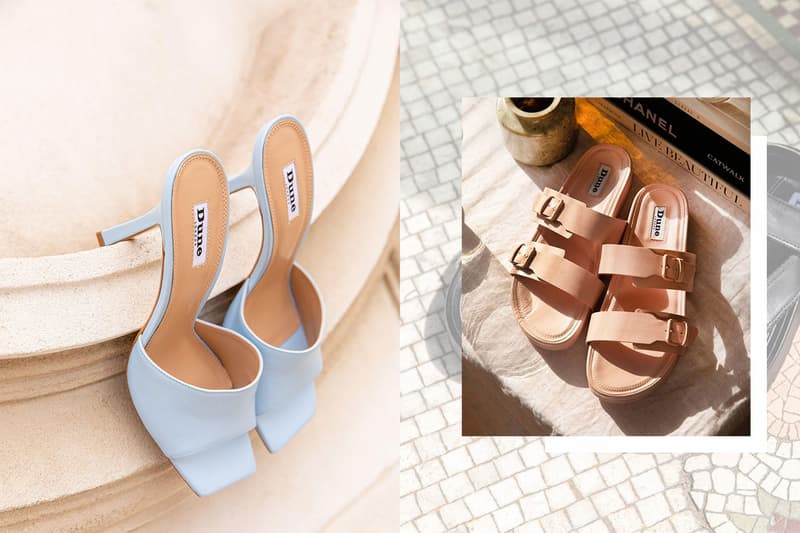 Blue Square Toe Sandals, Pink Sandals