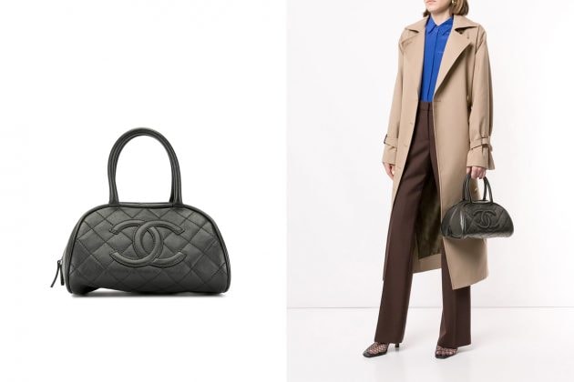 chanel second hand farfetch vintage mini handbags