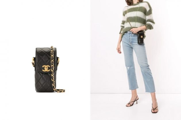 chanel second hand farfetch vintage mini handbags