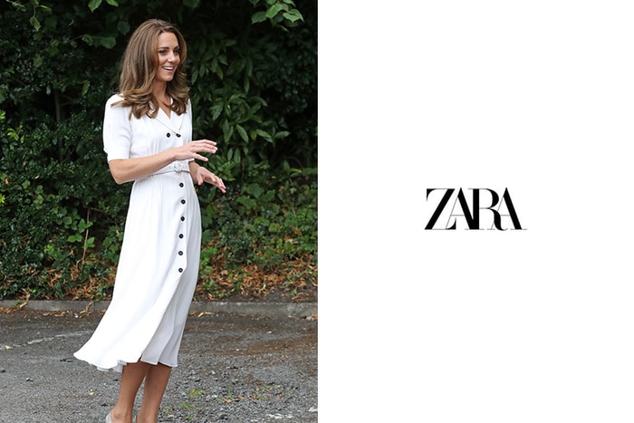 Zara 這條 $ 12 美元復古印花洋裝，被凱特王妃穿上後瞬間秒售罄！