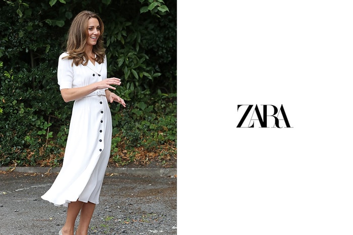 Zara 這條 $ 12 美元復古印花洋裝,被凱特王妃穿上後瞬間秒售罄!