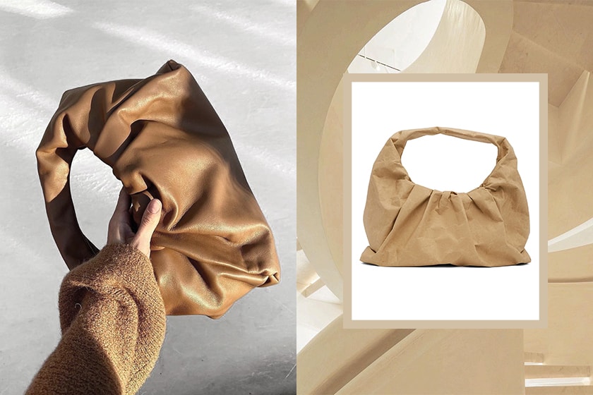bottega veneta paper beige shoulder pouch bag purse handbags release