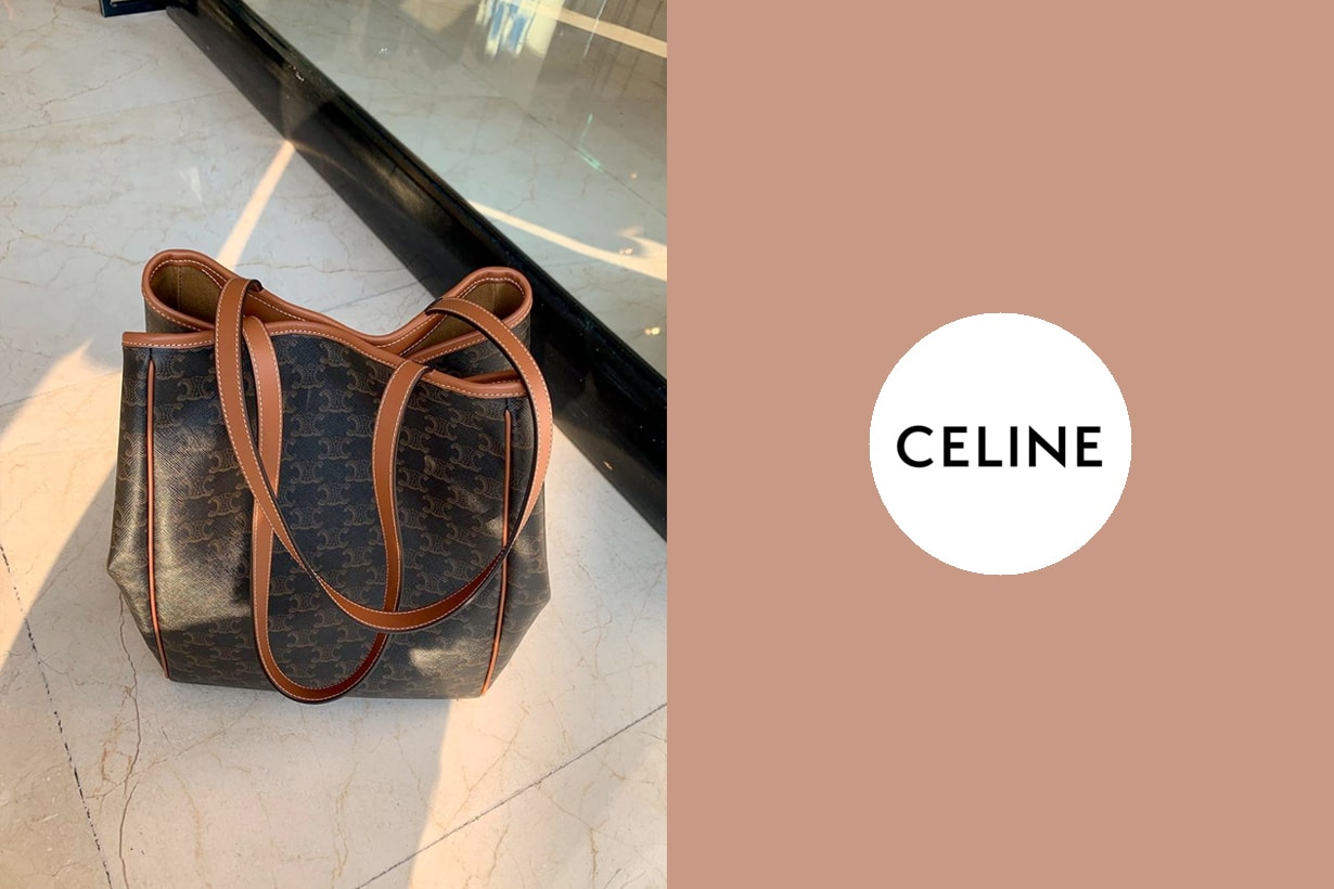 celine cabas folded triomphe canvas 2020 new