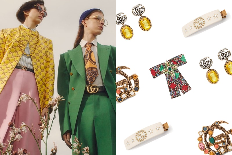 Gucci Accessories Earrings Rings Bracelet Necklace Hat Eyeglasses Brooch Hair Accessories Hair Clips fashion items