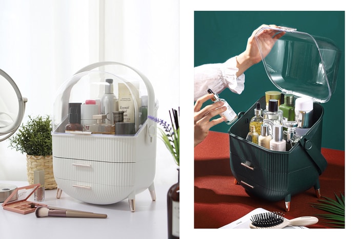 顏值滿滿!韓國品牌推出的復古美妝品收納箱,價錢竟然如此佛心!