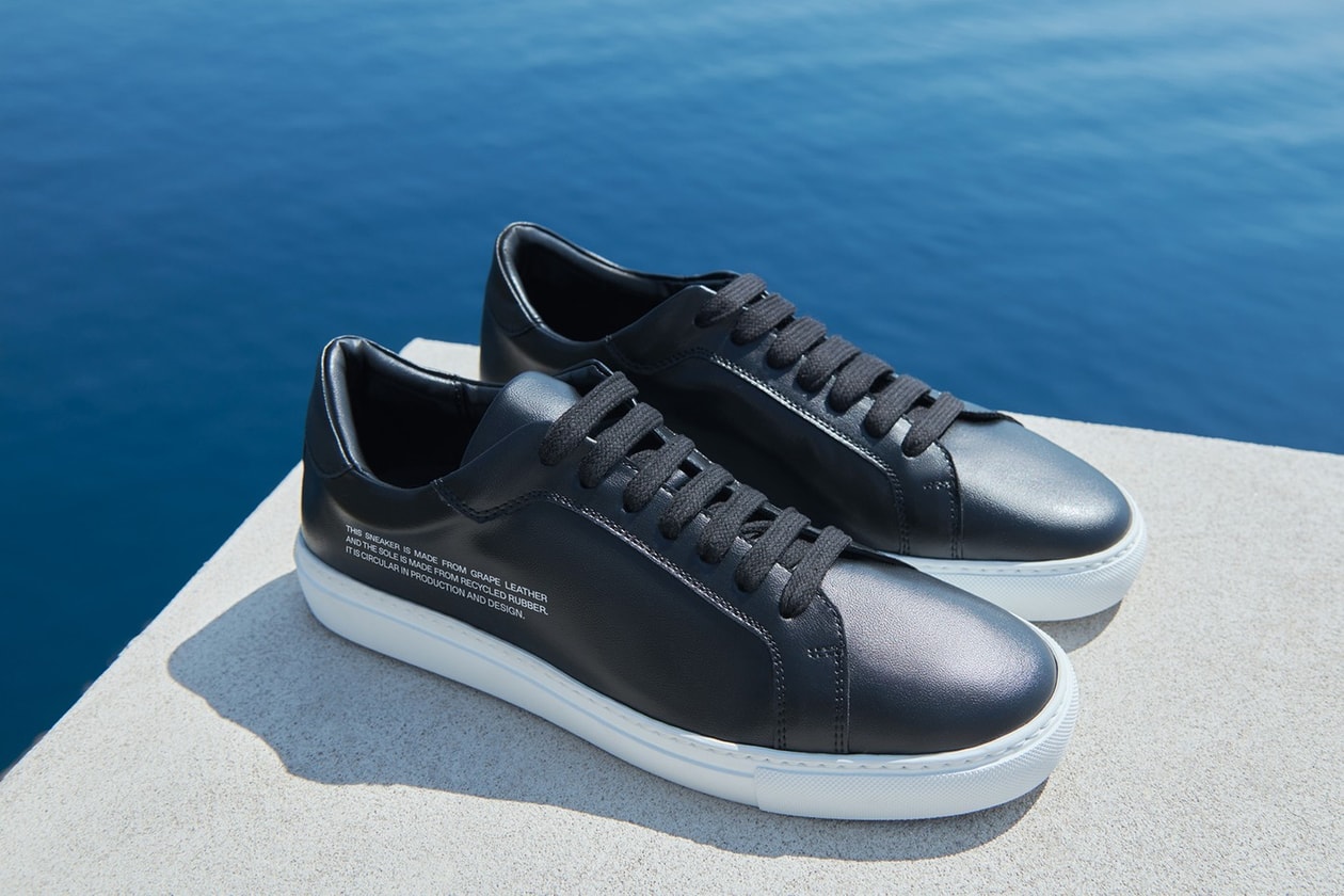 Pangaia sustainability Environmental Friendly White Black Sneakers