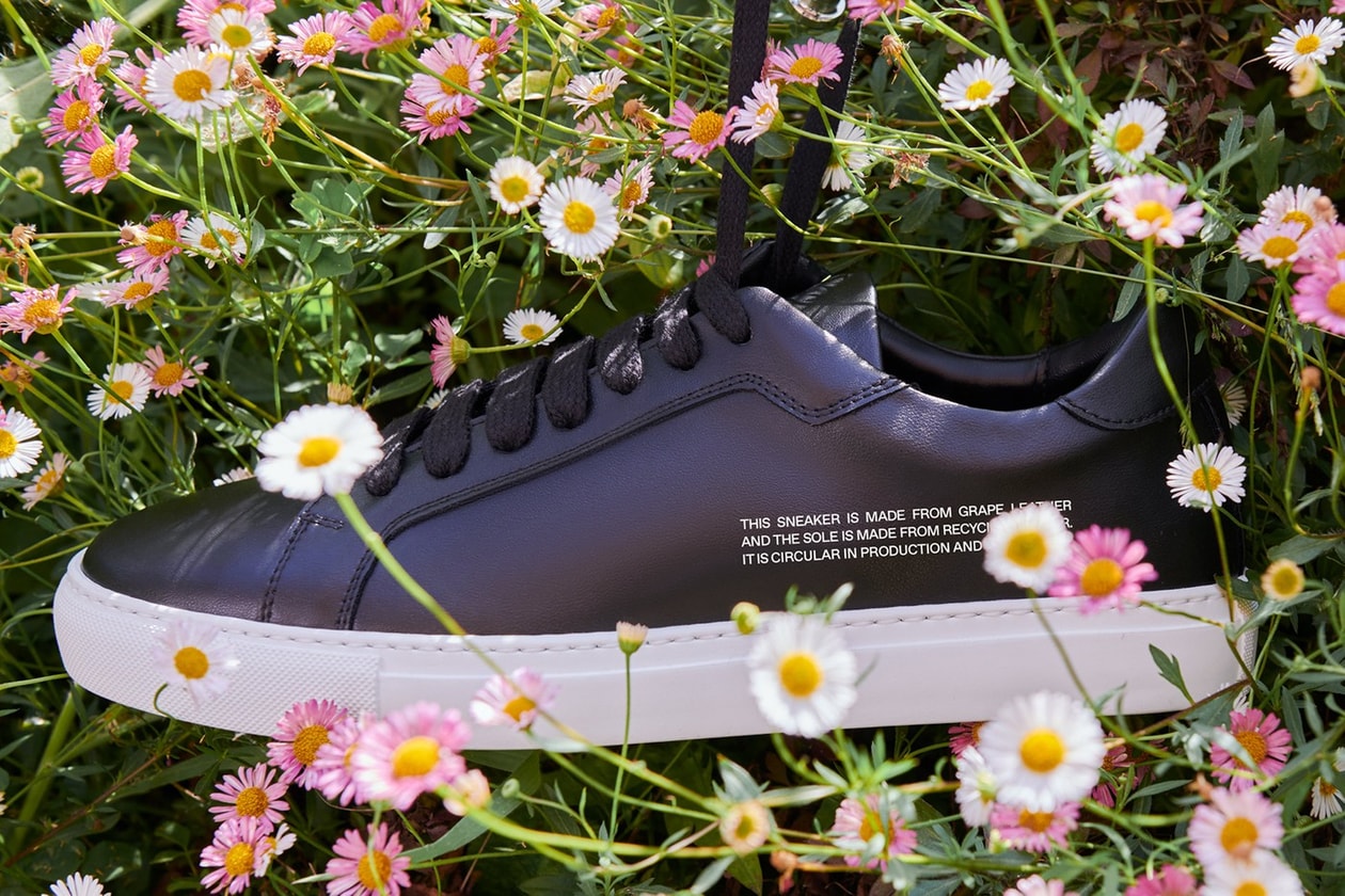 Pangaia sustainability Environmental Friendly White Black Sneakers