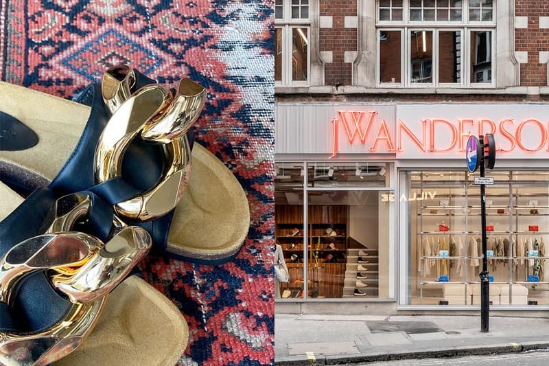 JW Anderson 2021 SS new chain slippers flip flops