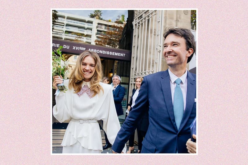 Natalia Vodianova wedding dress LVMH Antoine Arnault Ulyana Sergeenko