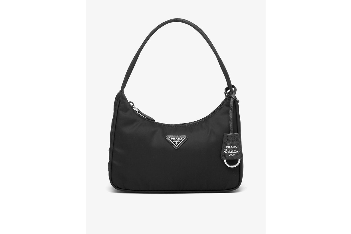 prada best selling recycled nylon handbags