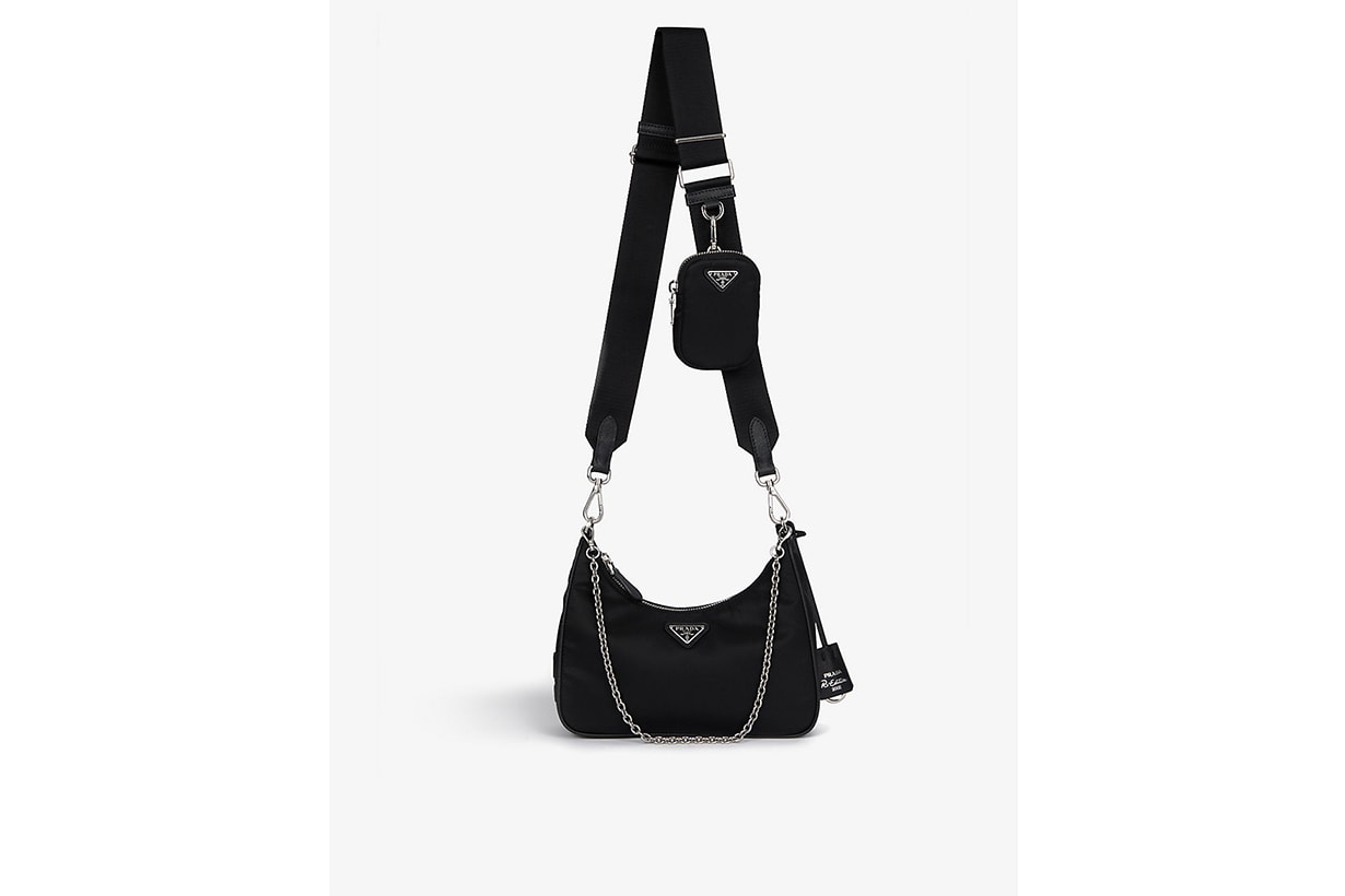 prada best selling recycled nylon handbags