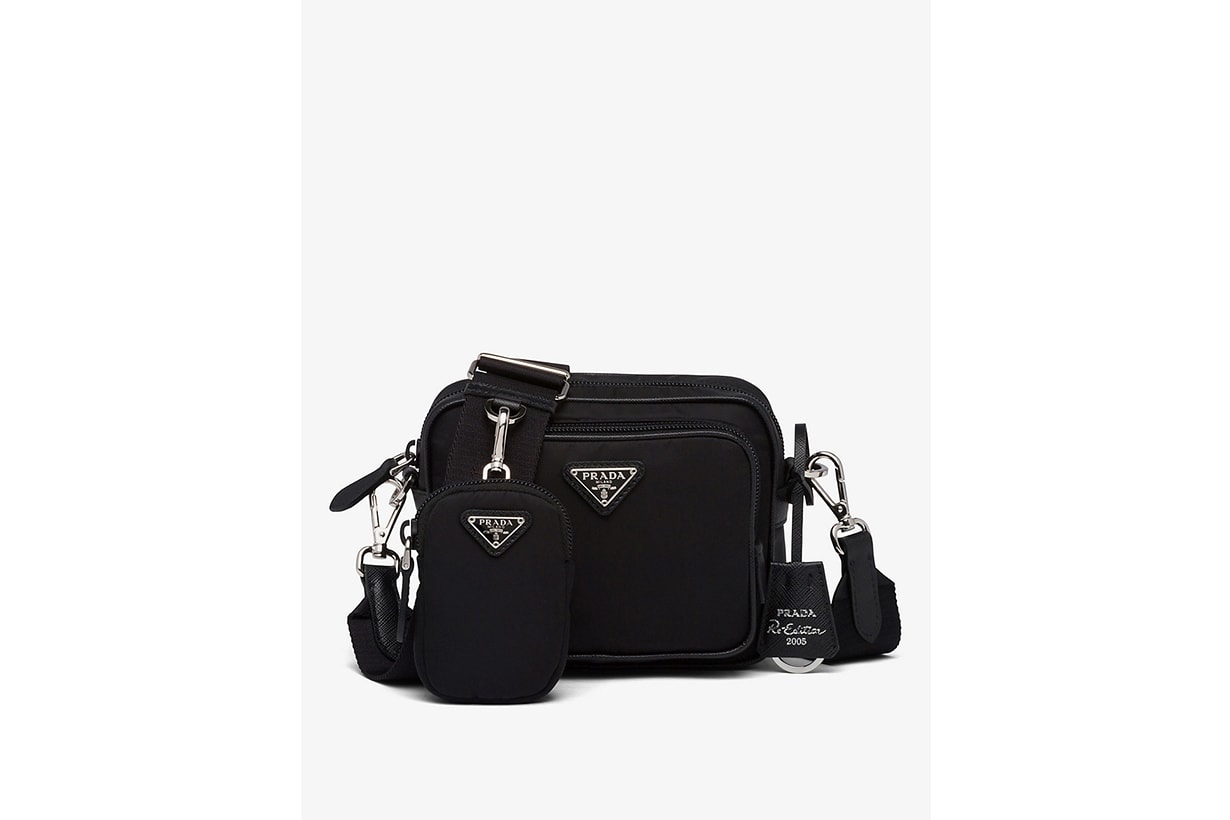 prada best selling recycled nylon handbags