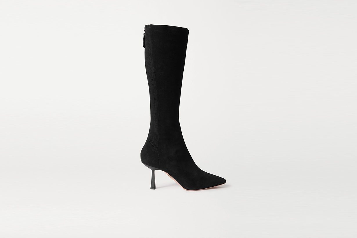 knee high boots Korean instagram fashion blogger shoes 2020fw