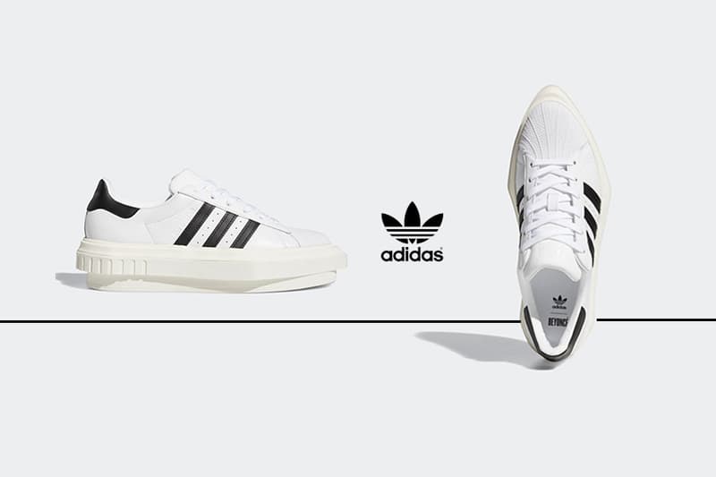 beyonce ivy park Adidas originals superstar platform first look sneakers release