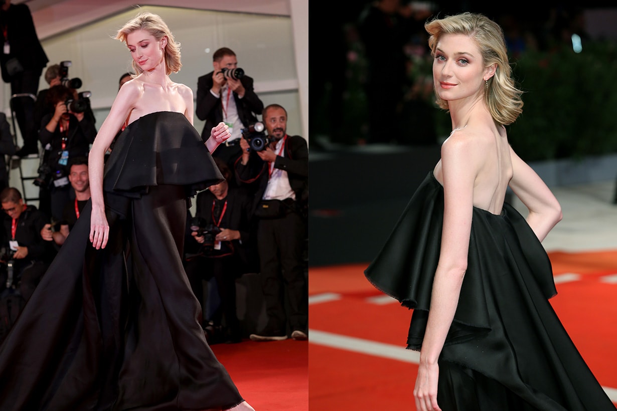 Elizabeth Debicki Tenet SCHIAPARELLI dress Venice Film Festival 2019