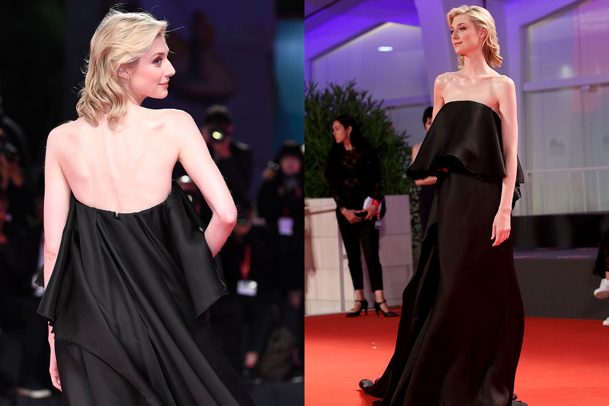 Elizabeth Debicki Tenet SCHIAPARELLI dress Venice Film Festival 2019
