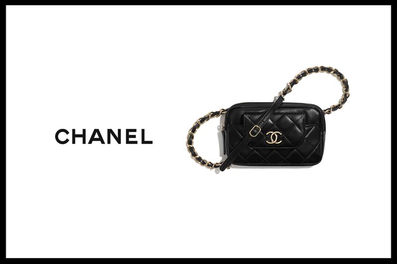 chanel waist bag with card holder 2020