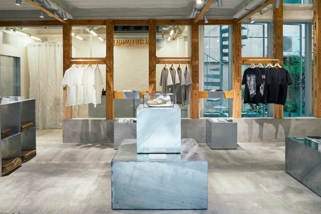 new balance tokyo t-house limited all white store shopping