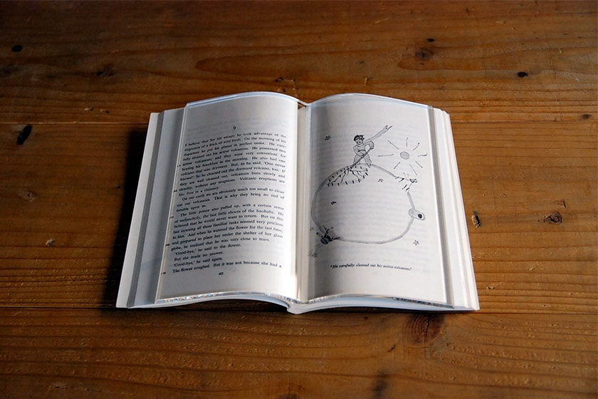 TENT BookOnBook Transparent book cover japanese design