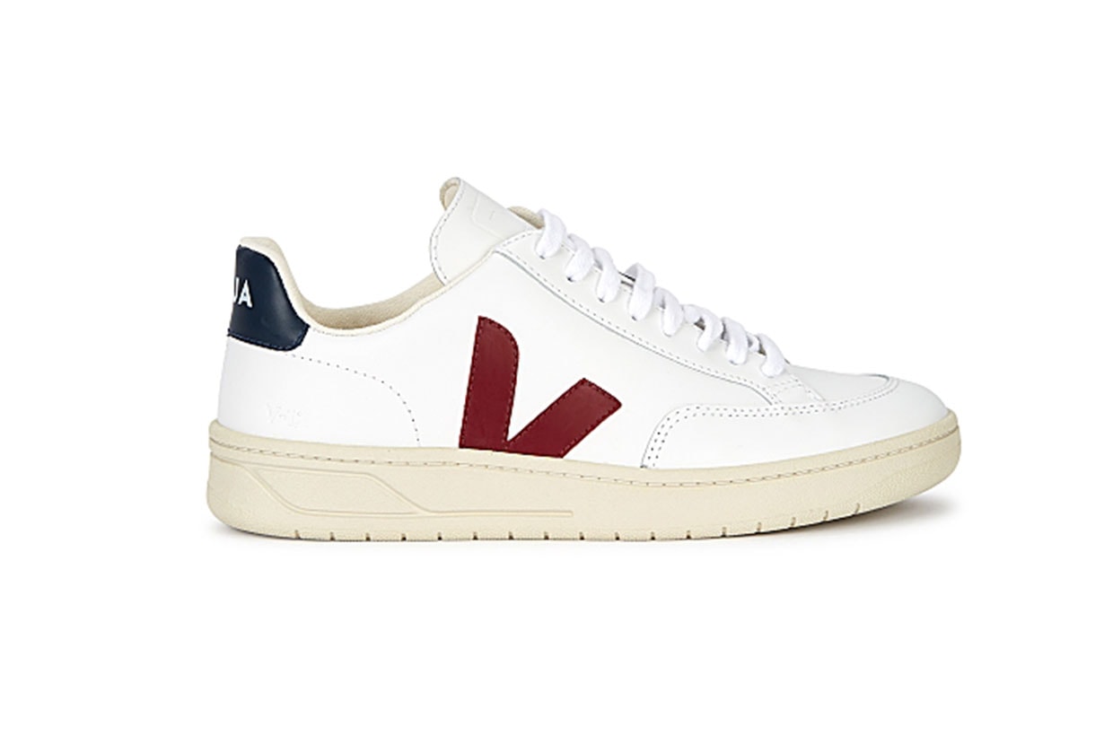 VEJA  V-12 white leather sneakers