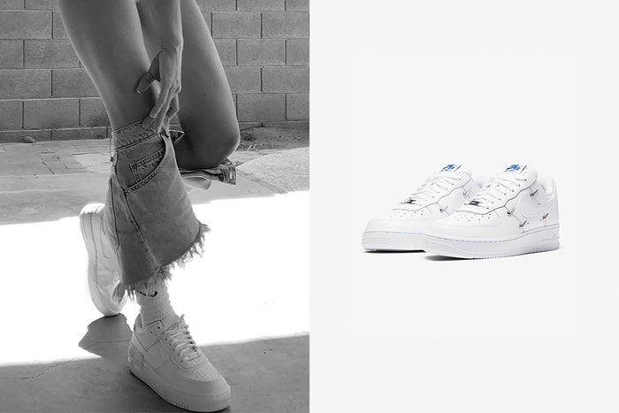 加入時髦感的小巧思,讓 Nike 這雙看似純白的極簡 Air Force 1 顯得與眾不同!