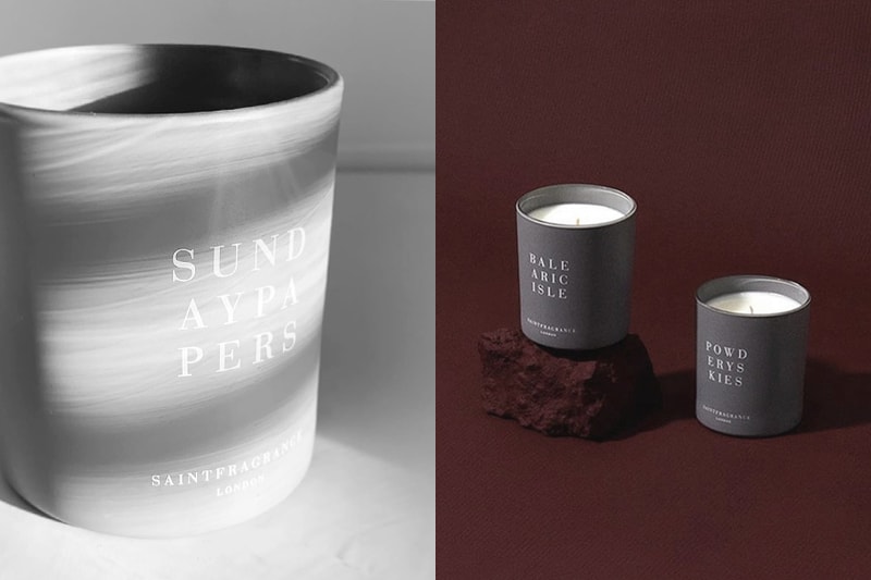 Saint Fragrance London Indie Brand Scented Candle